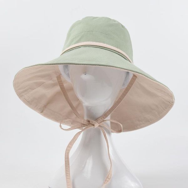 wide brim hats korea stylish women and caps summer sun visor uv protection adjustable pink black bucket hat beach accessories, Blue;gray
wide brim hats korea stylish women and caps summer sun visor uv protection adjustable pink black bucket hat beach accessories, Blue;gray