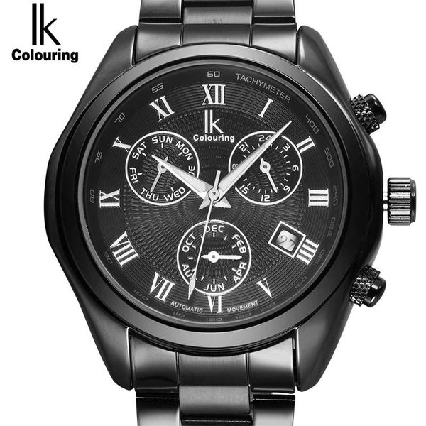 wristwatches ik roman number scale automatic selfwind multifunction sub dial hours week month luminous calender hollow back steel men's, Slivery;brown
wristwatches ik roman number scale automatic selfwind multifunction sub dial hours week month luminous calender hollow back steel men's, Slivery;brown