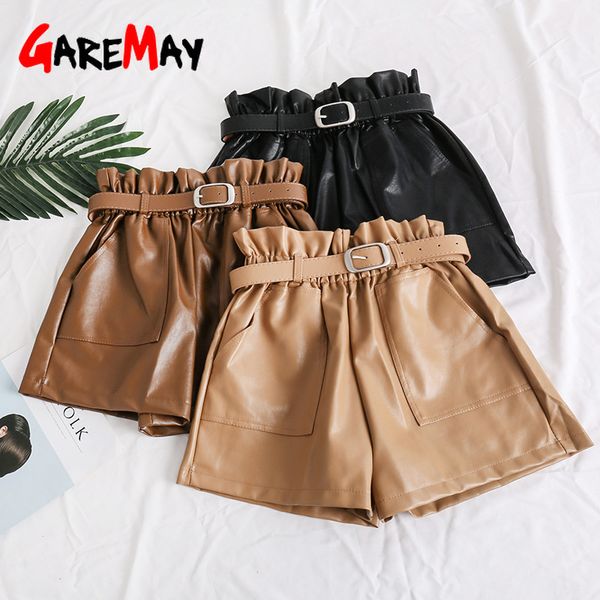 autumn winter women's leather shorts high waist korean style plus size pu female black biker for 210428, White;black
autumn winter women's leather shorts high waist korean style plus size pu female black biker for 210428, White;black