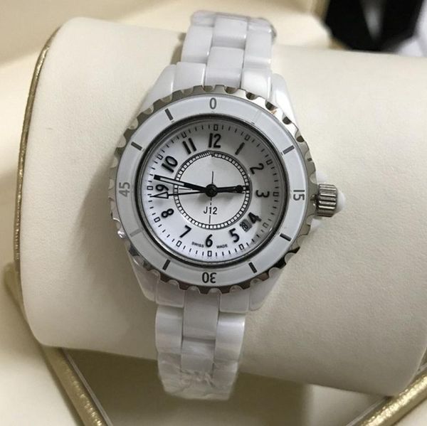 wristwatches famous classic ceramic watch white ladies quartz luminous, Slivery;brown
wristwatches famous classic ceramic watch white ladies quartz luminous, Slivery;brown