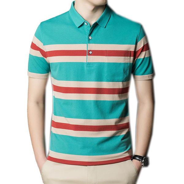men's polos mens shirt fresh stripes plus size 4xl brand short sleeve for summer business fashion casual a07161349, White;black
men's polos mens shirt fresh stripes plus size 4xl brand short sleeve for summer business fashion casual a07161349, White;black
