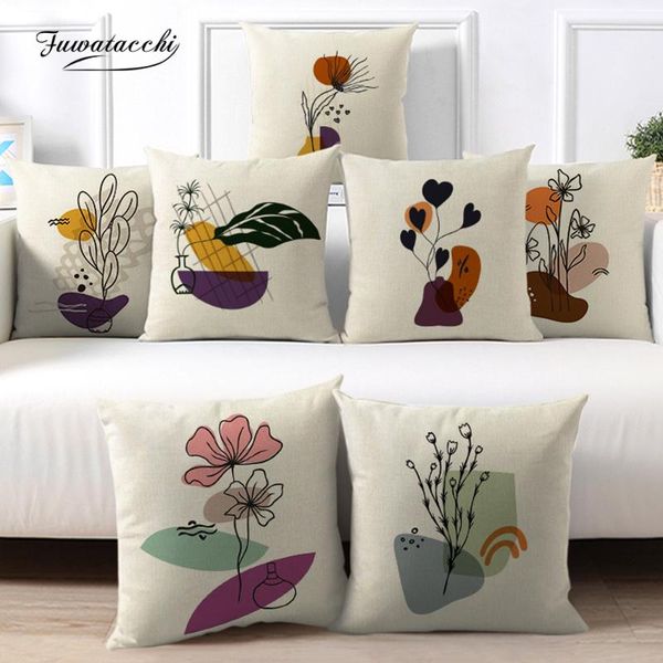 cushion/decorative pillow fuwatacchi cushion cover home decorative plants leaves printed pillowcase for sofa chair bedroom decor 45x45
cushion/decorative pillow fuwatacchi cushion cover home decorative plants leaves printed pillowcase for sofa chair bedroom decor 45x45