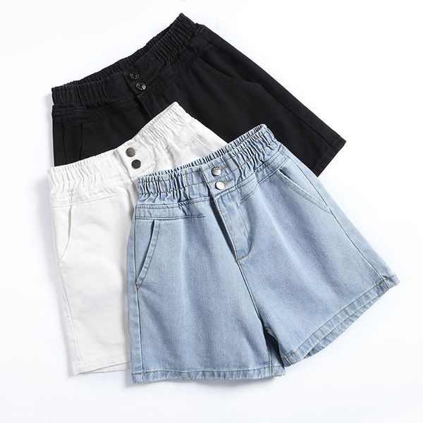 women's jeans casual solid women demin shorts summer wide leg loose elastic waist softener fashion high button washed, Blue
women's jeans casual solid women demin shorts summer wide leg loose elastic waist softener fashion high button washed, Blue