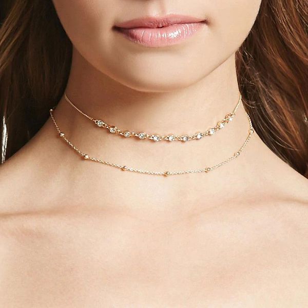 chains states women's fashion exquisite manufacturers wholesale rhinestone beaded collar necklace two group, Silver
chains states women's fashion exquisite manufacturers wholesale rhinestone beaded collar necklace two group, Silver