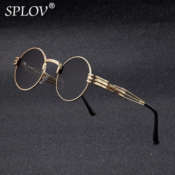 sunglasses splov fashion retro steampunk round metal for men and women double spring leg colorful eyewear uv400, White;black
sunglasses splov fashion retro steampunk round metal for men and women double spring leg colorful eyewear uv400, White;black