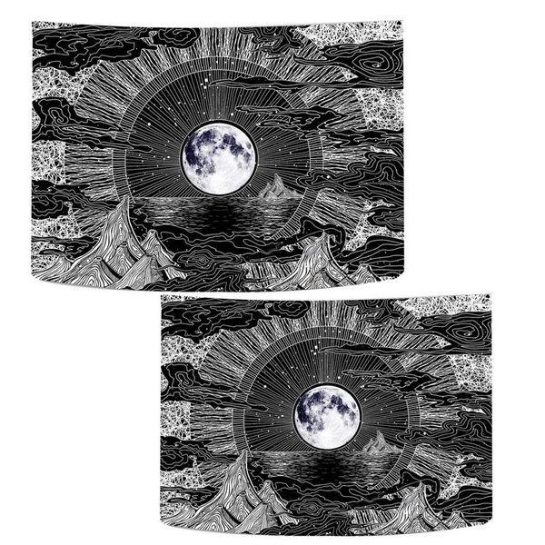 tapestries moon and star tapestry clouds black mountain wall hang for room 
tapestries moon and star tapestry clouds black mountain wall hang for room