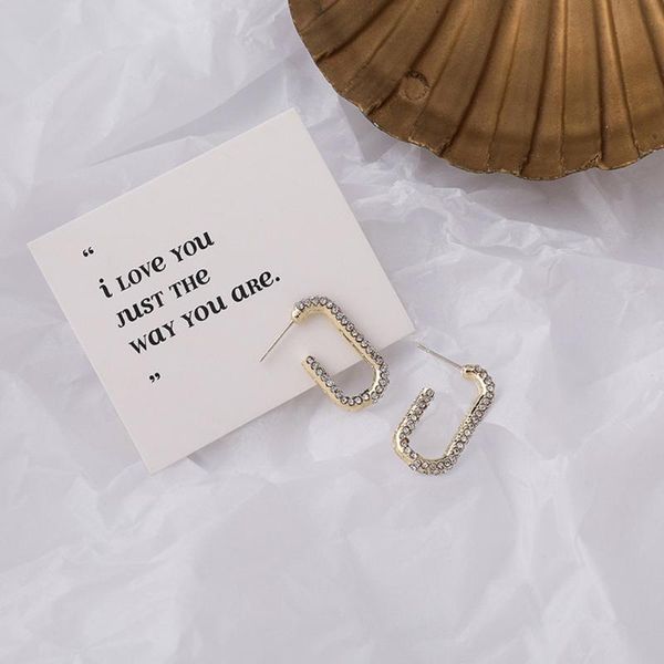 trendy u-shape earrings women girls crystal geometric fashion fresh senior hoop circular earring & huggie, Golden;silver
trendy u-shape earrings women girls crystal geometric fashion fresh senior hoop circular earring & huggie, Golden;silver