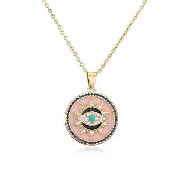 pendant necklaces women evil eye colored cubic zirconia necklace ladies coin cz enamel jewelry, Silver
pendant necklaces women evil eye colored cubic zirconia necklace ladies coin cz enamel jewelry, Silver