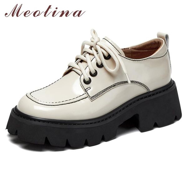 dress shoes meotina genuine leather platform mid heel women cross tied thick heels footwear square toe spring 2021, Black
dress shoes meotina genuine leather platform mid heel women cross tied thick heels footwear square toe spring 2021, Black