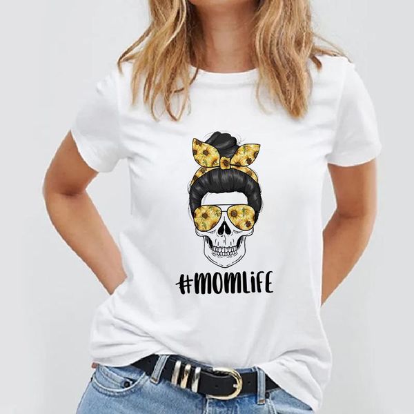 women's t-shirt graphic t shirt women cartoons mom life printed cute tees ladies tshirts 90s fashion summer clothes o neck female, White
women's t-shirt graphic t shirt women cartoons mom life printed cute tees ladies tshirts 90s fashion summer clothes o neck female, White