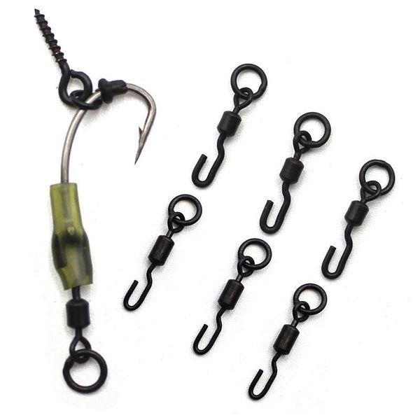 fishing accessories 20pcs carp quick change swivels for ronnie rigs flexible spinner tackle equipment
fishing accessories 20pcs carp quick change swivels for ronnie rigs flexible spinner tackle equipment