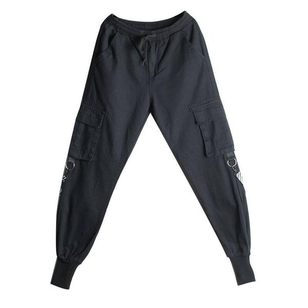 women's pants & capris black cargo women patchwork loose streetwear pencil fashion cool hip hop trousers casual high waist, Black;white
women's pants & capris black cargo women patchwork loose streetwear pencil fashion cool hip hop trousers casual high waist, Black;white
