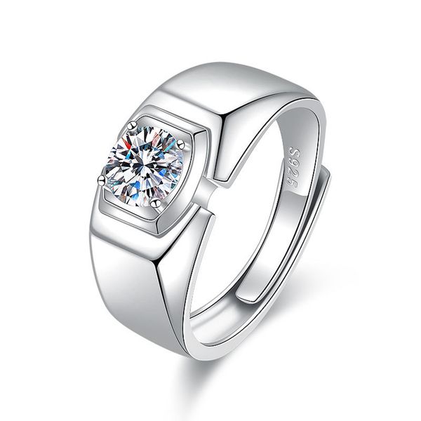 male ring made by real 925 silver with 1 ct(6.5mm) moissanite stone adjustable size classic fine jewelry for man, Golden;silver
male ring made by real 925 silver with 1 ct(6.5mm) moissanite stone adjustable size classic fine jewelry for man, Golden;silver