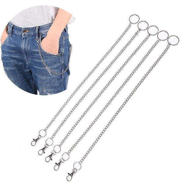 men's 38cm long metal wallet belt chain rock punk trousers hipster pant jean silver ring clip keyring hiphop clothes accessories belts, Black;brown
men's 38cm long metal wallet belt chain rock punk trousers hipster pant jean silver ring clip keyring hiphop clothes accessories belts, Black;brown