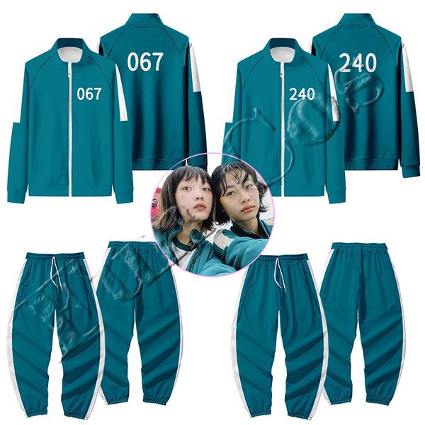 squid game tv cosplay women jacket 067 kang sae byeok 240 ji yeong sisters couple costume 456 seong gi hun hoodies round six, Black
squid game tv cosplay women jacket 067 kang sae byeok 240 ji yeong sisters couple costume 456 seong gi hun hoodies round six, Black