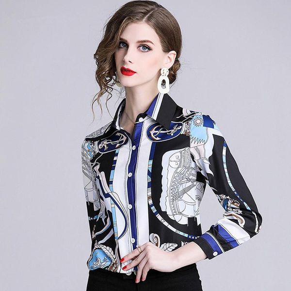 women's blouses & shirts nrj-5f-512-a-8008 runway designer shirt 2021 autumn women long sleeve abstract print vintage blouse top, White
women's blouses & shirts nrj-5f-512-a-8008 runway designer shirt 2021 autumn women long sleeve abstract print vintage blouse top, White