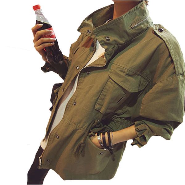wool army green jacket spring fashion women's style safari trench coat big size outerwear lq43 dqn0, Black
wool army green jacket spring fashion women's style safari trench coat big size outerwear lq43 dqn0, Black
