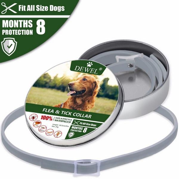 

dog collars & leashes removes flea and tick collar dogs cats up to 8 month anti-mosquito insect repellent adjustable pet