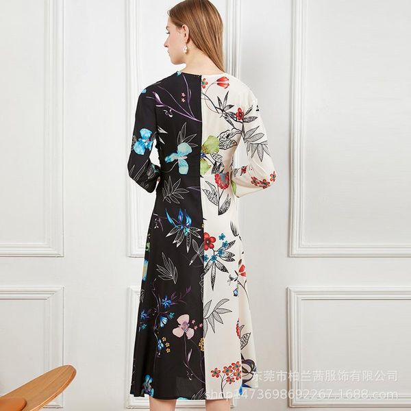 casual dresses 2021 arrival runway designer floral printed v neck a-line dress women spring autumn office lady fashion, Black;gray
casual dresses 2021 arrival runway designer floral printed v neck a-line dress women spring autumn office lady fashion, Black;gray