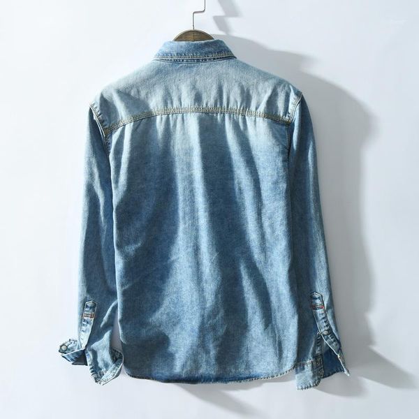 men's jackets style washing light blue cowboy man's cotton shirt casual jacket clothing, Black;brown
men's jackets style washing light blue cowboy man's cotton shirt casual jacket clothing, Black;brown
