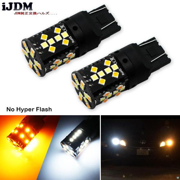 no hyper flash 7443 led canbus 21w w21/5w t20 switchback white/amber bulbs for daytime running lights/turn signal lights 12v emergency
no hyper flash 7443 led canbus 21w w21/5w t20 switchback white/amber bulbs for daytime running lights/turn signal lights 12v emergency