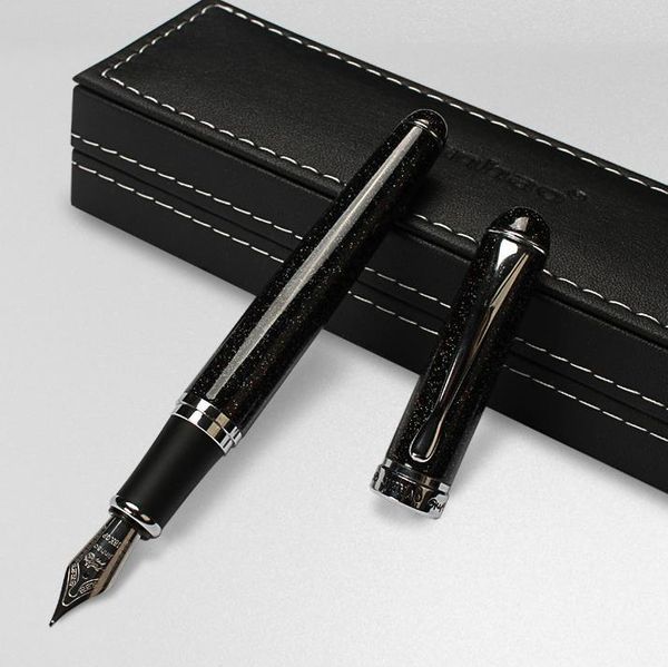 luxury jinhao x750 fountain pen black shimmering sands medium nib sign pens writing supplies party holdiay gift
luxury jinhao x750 fountain pen black shimmering sands medium nib sign pens writing supplies party holdiay gift