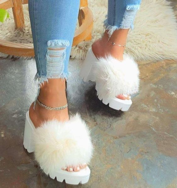 dress shoes 2021 fur sandals women real furry ultra high heel platform female cute fluffy house woman, Black
dress shoes 2021 fur sandals women real furry ultra high heel platform female cute fluffy house woman, Black