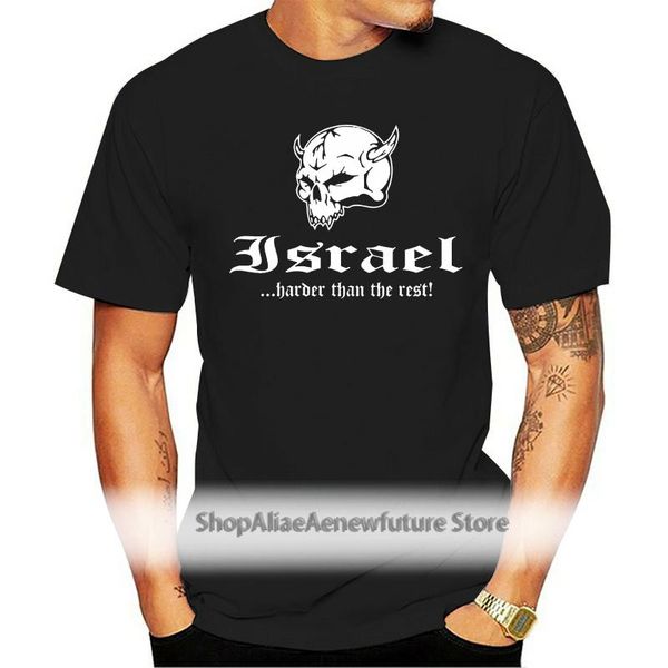 est letter print cartoon israel harder than the rest printed summer style tees male harajuku fitness brand clothing men's t-shirts, White;black
est letter print cartoon israel harder than the rest printed summer style tees male harajuku fitness brand clothing men's t-shirts, White;black