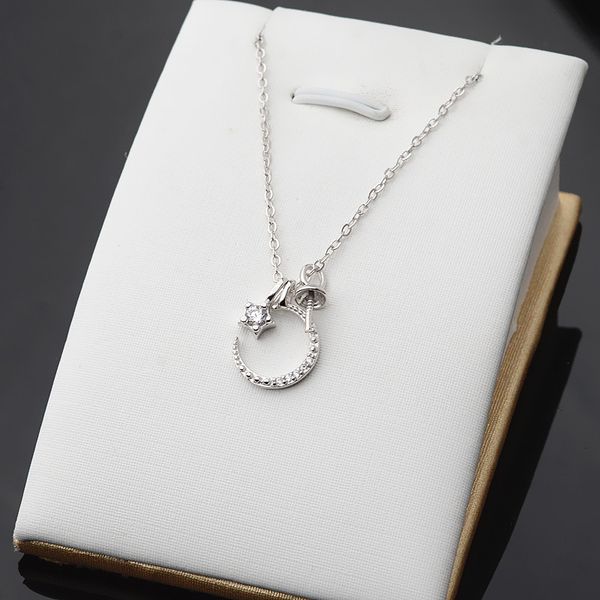 s925 silver star moon pendant necklace female silver cover pendant collarbone chain diy pearl jewelry accessories empty support
s925 silver star moon pendant necklace female silver cover pendant collarbone chain diy pearl jewelry accessories empty support