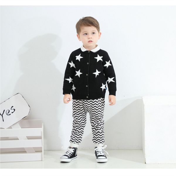children's suit toddler boy stars sweaters infant knitted pullover newborn long sleeve knit clothes autumn children boutique knitwear c, White
children's suit toddler boy stars sweaters infant knitted pullover newborn long sleeve knit clothes autumn children boutique knitwear c, White