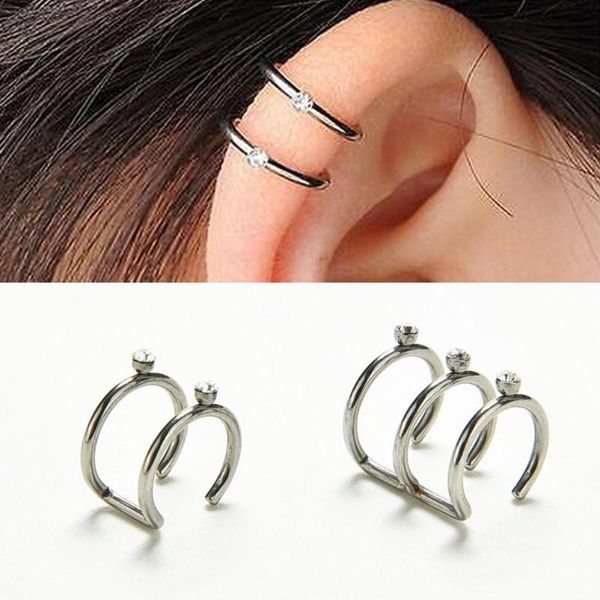 1pair fashion row silver plated ear cuff wrap stud cartilage earrings clip on non-piercing women jewelry, Golden;silver
1pair fashion row silver plated ear cuff wrap stud cartilage earrings clip on non-piercing women jewelry, Golden;silver