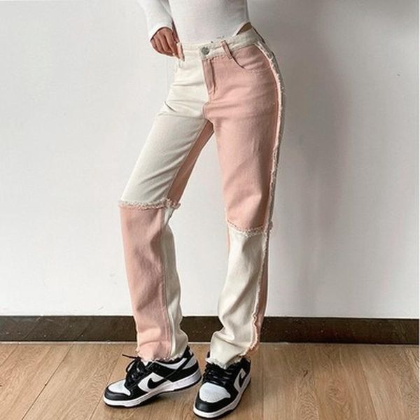 women's pants & capris cool patchwork tassel jeans women 90s streetwear cargo punk gothic high waisted straight girl's trousers, Black;white
women's pants & capris cool patchwork tassel jeans women 90s streetwear cargo punk gothic high waisted straight girl's trousers, Black;white