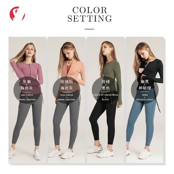 tees t-shirt cloth same suit fitns sports yoga pants long sleeve t-shirt slim fit nude fabric women's, White
tees t-shirt cloth same suit fitns sports yoga pants long sleeve t-shirt slim fit nude fabric women's, White