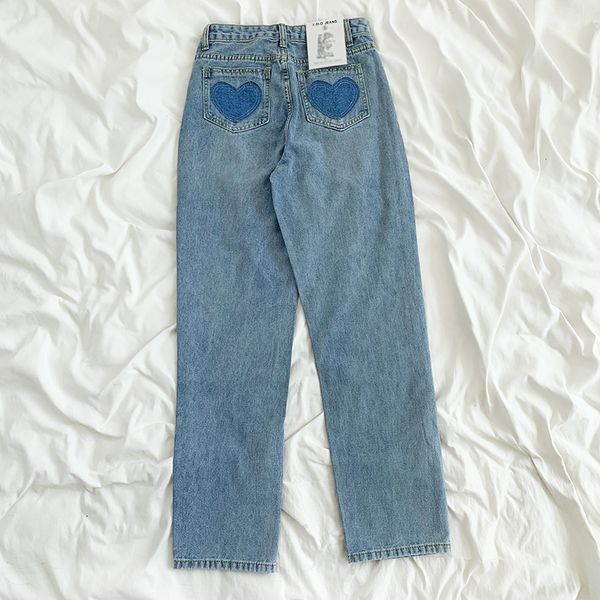 2011mooirue kawaii winter women jeans wide leg love stick pocket high waist loose thin spring wash blue straight jeans
2011mooirue kawaii winter women jeans wide leg love stick pocket high waist loose thin spring wash blue straight jeans