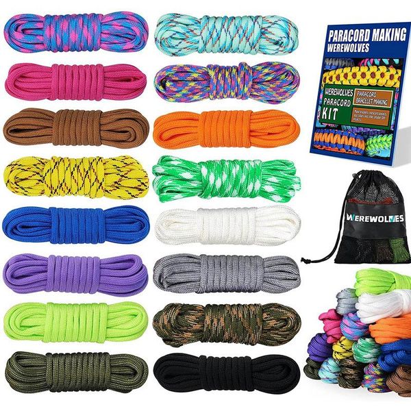 outdoor gadgets werewolves 16 colors paracord cord, 550 bracelet crafting combo kits with instruction - diy manual braiding supplies
outdoor gadgets werewolves 16 colors paracord cord, 550 bracelet crafting combo kits with instruction - diy manual braiding supplies