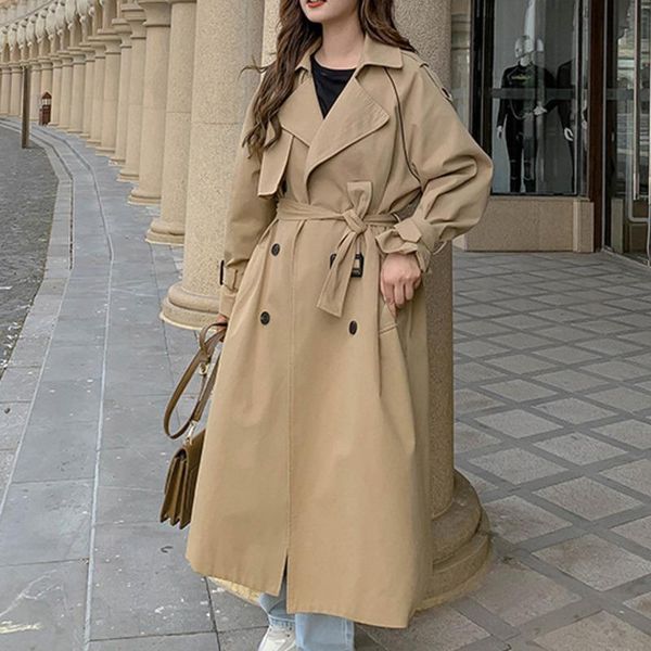 women's trench coats women coat windbreaker white double breasted korean style lady office with belt female outerwear spring, Tan;black
women's trench coats women coat windbreaker white double breasted korean style lady office with belt female outerwear spring, Tan;black