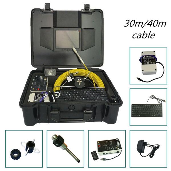 pipeline drain sewer pipe inspection video camera with 90mm waterproof self-levelling 8" lcd 30m cable dvr control box ip cameras
pipeline drain sewer pipe inspection video camera with 90mm waterproof self-levelling 8" lcd 30m cable dvr control box ip cameras