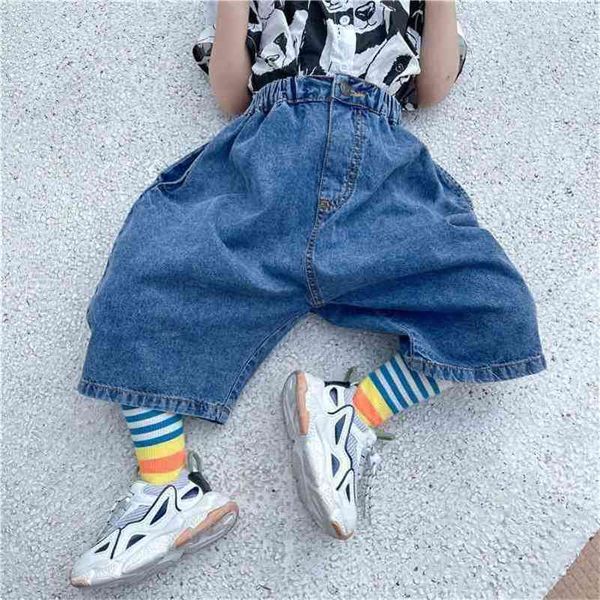 summer arrival girls fashion denim pants kids korean design seventh trousers children jeans 210528, Blue
summer arrival girls fashion denim pants kids korean design seventh trousers children jeans 210528, Blue