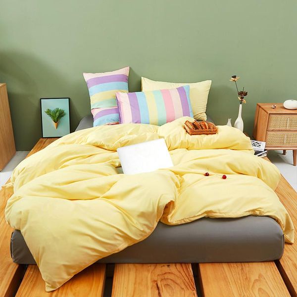bedding sets yellow solid quilt cover pillowcase bed flat sheets modern duvet twin full single king girls bedclothes
bedding sets yellow solid quilt cover pillowcase bed flat sheets modern duvet twin full single king girls bedclothes