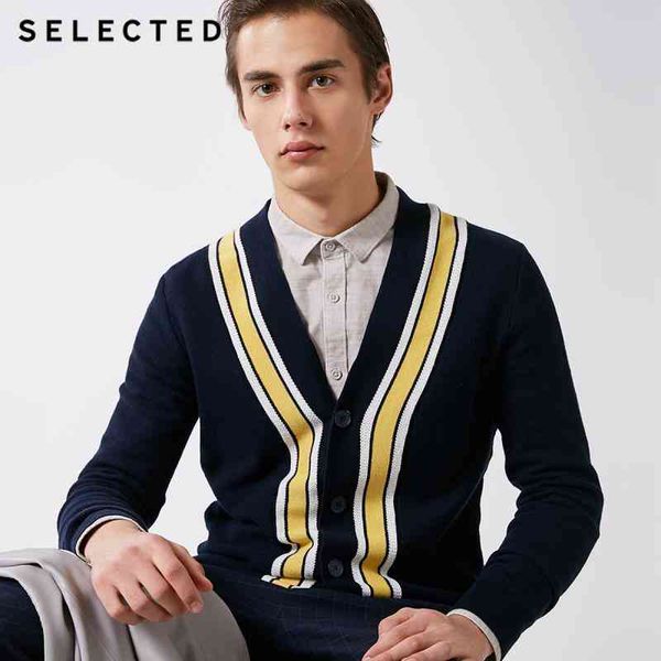 selected men's 100% cotton striped sweater contrast stitching cardigan knit cloth s | 419124527, Black;white
selected men's 100% cotton striped sweater contrast stitching cardigan knit cloth s | 419124527, Black;white