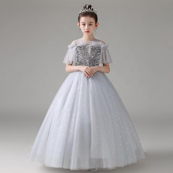 girl's dresses flower girl illusion o-neck sequined princess floor-length tulle lace short silver off the shoulder kids party gown h231, Red;yellow
girl's dresses flower girl illusion o-neck sequined princess floor-length tulle lace short silver off the shoulder kids party gown h231, Red;yellow