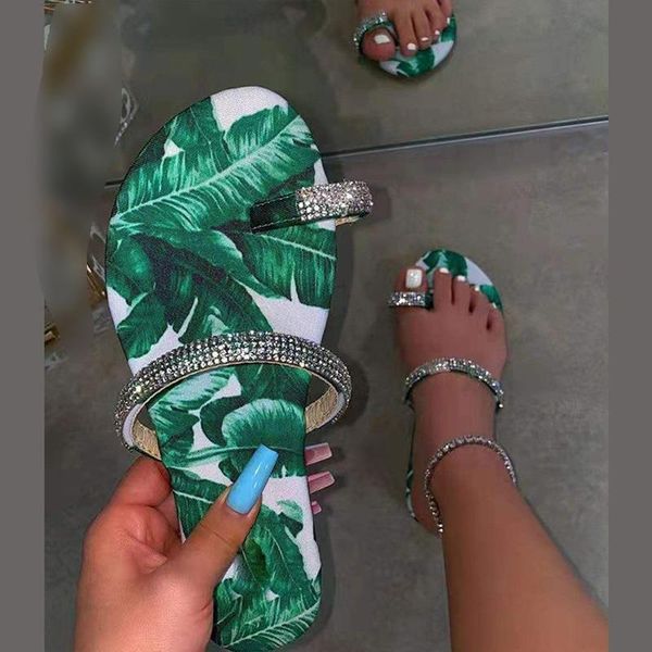 slippers summer rhinestone sandals open toe flat women's shoes outdoor leisure beach handmade plus size 43, Black
slippers summer rhinestone sandals open toe flat women's shoes outdoor leisure beach handmade plus size 43, Black