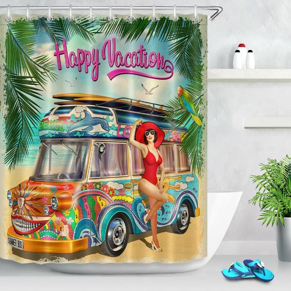 shower curtains vacation girl curtain bathroom decoration polyester fabric bathtub with hook waterproof and mildew
shower curtains vacation girl curtain bathroom decoration polyester fabric bathtub with hook waterproof and mildew