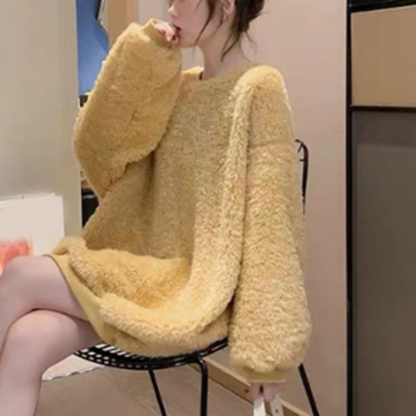 harajuku kawaii plush hoodie soft winter pullover women sweatshirt cute solid outerwear hoodies sweatshirts women's, Black
harajuku kawaii plush hoodie soft winter pullover women sweatshirt cute solid outerwear hoodies sweatshirts women's, Black