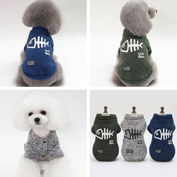 dog apparel fish bones clothes blue gray and green lovely warm puppy cat vest casual pattern pet shirts
dog apparel fish bones clothes blue gray and green lovely warm puppy cat vest casual pattern pet shirts