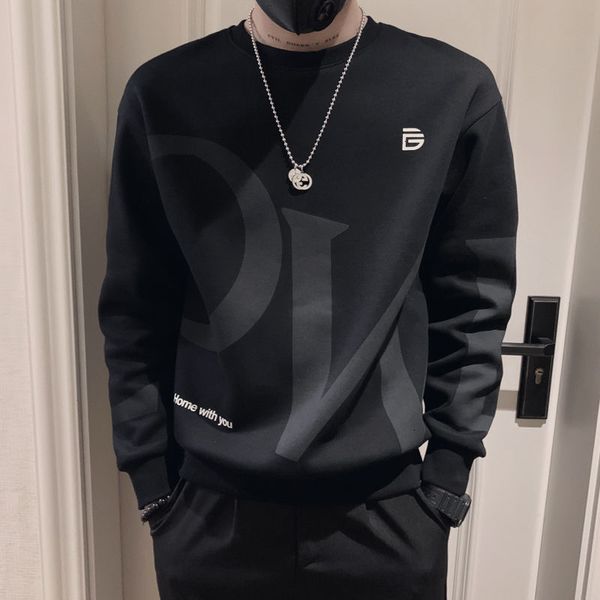 men's jackets letter printed crew neck sweatshirt men's harajuku hip hop hoodie, Black;brown
men's jackets letter printed crew neck sweatshirt men's harajuku hip hop hoodie, Black;brown