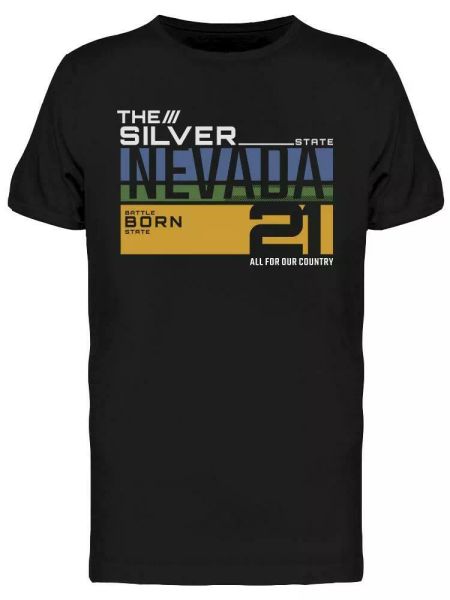 Nevada 21 Tee Men's -Image by Shutterstock, White;black
Nevada 21 Tee Men's -Image by Shutterstock, White;black