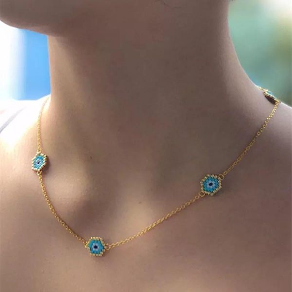 pendant necklaces zhongvi miyuki turkish evil eye choker insta women kolye jewelry handmade gift fashion necklace gold chain, Silver
pendant necklaces zhongvi miyuki turkish evil eye choker insta women kolye jewelry handmade gift fashion necklace gold chain, Silver