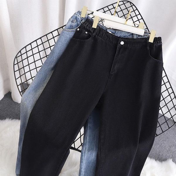 women's jeans 150kg plus size straight loose high waist washed distressed wide-leg 5xl 6xl 7xl 8sxl 9xl cool handsome trousers, Blue
women's jeans 150kg plus size straight loose high waist washed distressed wide-leg 5xl 6xl 7xl 8sxl 9xl cool handsome trousers, Blue