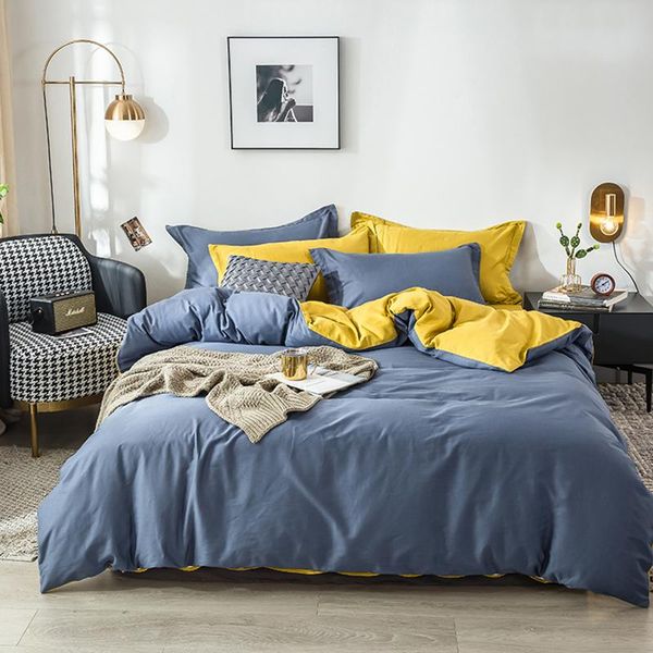 the cotton solid color double series of four-piece quilt cover and pillowcase set three-piece 220x240cm bed sheet bedding sets
the cotton solid color double series of four-piece quilt cover and pillowcase set three-piece 220x240cm bed sheet bedding sets